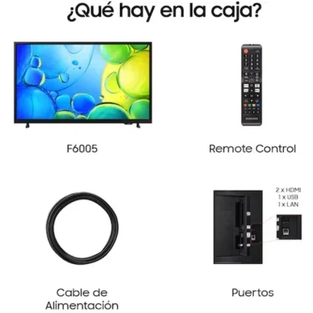 Samsung TU32F6005FK Televisor 32 pulgadas Full HD Smart TV WiFi HDR Tizen 2025 Samsung TU32F6005FK Televisor 32 pulgadas Full HD Smart TV WiFi HDR Tizen 2025